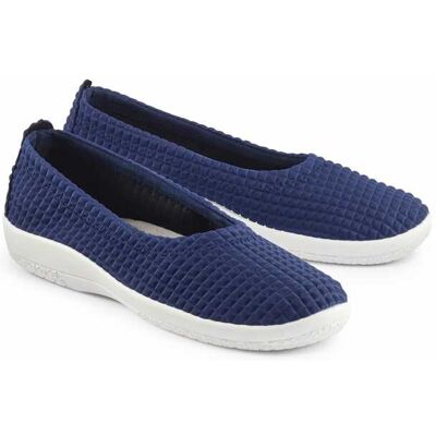 Avena Hallux-Softslipper Sommerfrisch - Marine - female - Size: 37 Avena Hallux-Softslipper Sommerfrisch - Marine - female - Size: 37
