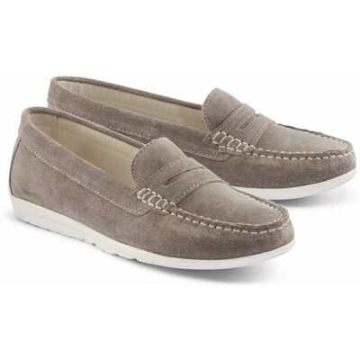 Avena Bequem-Mokassin Flexibel - Taupe - female - Size: 38 Avena Bequem-Mokassin Flexibel - Taupe - female - Size: 38