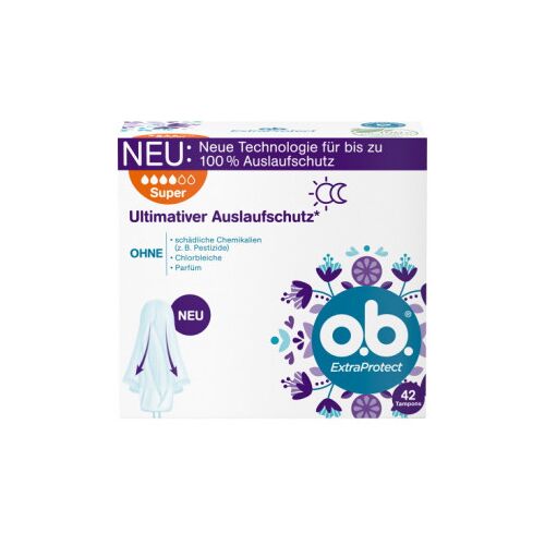 o.b.Extra Protect Tampons Super 42ST