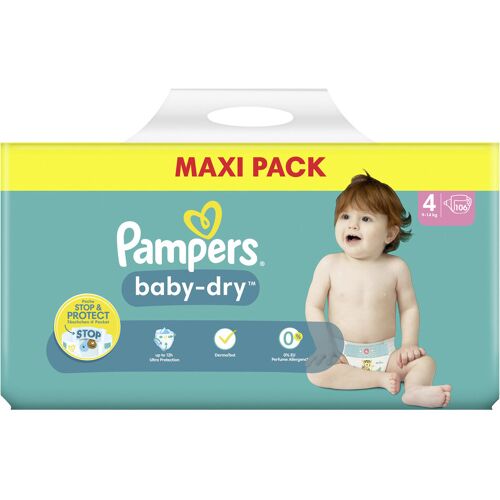 Pampers Baby Dry Windeln Gr.4 9-14kg Maxi Pack 106ST