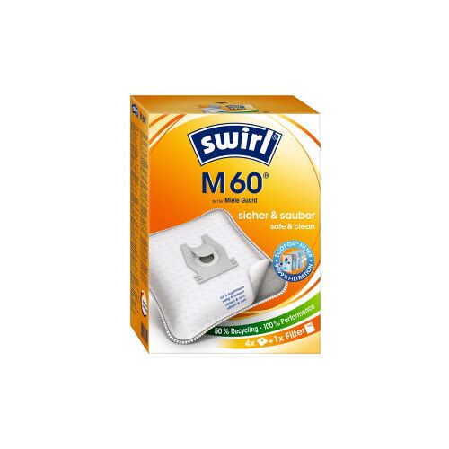 Swirl M60 EcoPor Staubsaugerbeutel 4ST