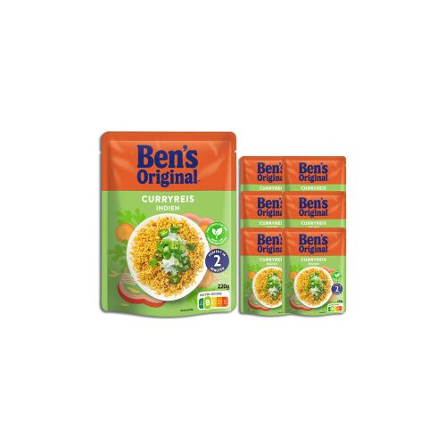 Ben's Original Express Curryreis Indien 6x220G