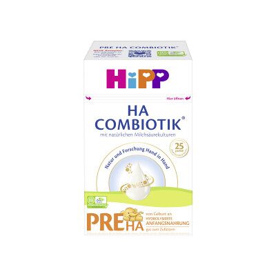HiPP Babynahrung - Hydrolysiertes Protein - DHA - Ab Geburt HiPP Babynahrung - Hydrolysiertes Protein - DHA - Ab Geburt