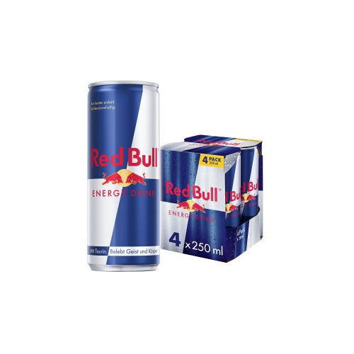 Red Bull Energy Drink 4x 250ML Dose