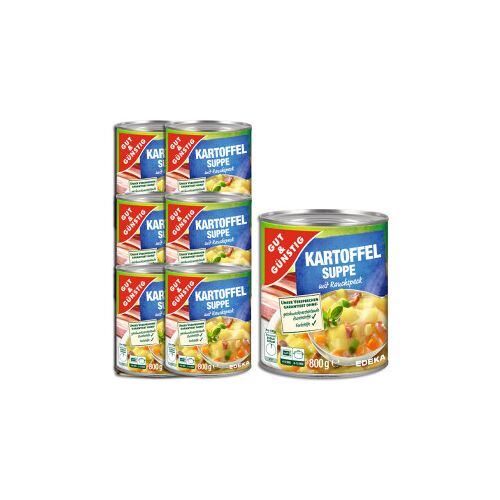 Gut & Günstig Kartoffelsuppe 6x800G
