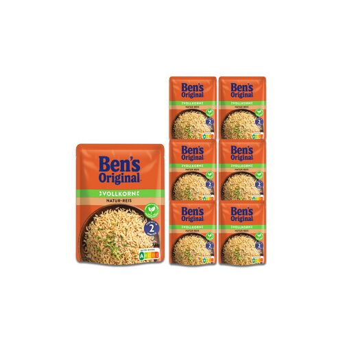 Ben's Original Express Vollkorn Natur-Reis 6x220G