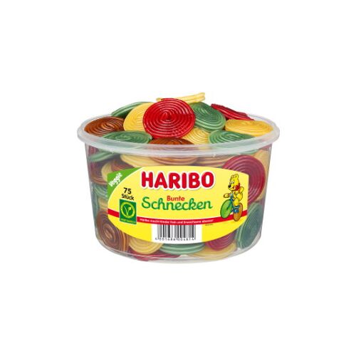 Haribo Bunte Schnecken 75ST 1,2KG