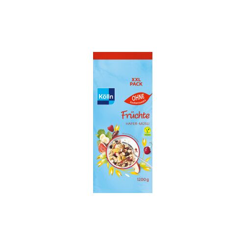 Kölln Früchte Hafer-Müsli ohne Zuckerzusatz 1,2KG