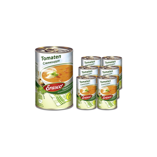 Erasco Tomaten Cremesuppe 6x390ML