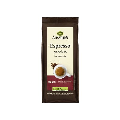 Alnatura Bio Espresso gemahlen 250G Alnatura Bio Espresso gemahlen 250G