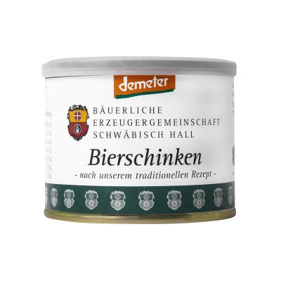 Bäuerliche Erzeugergemeinschaft Schwäbisch Hall Bäuerliche EZG Schwäbisch Hall Demeter Bio-Bierschinken 200G Bäuerliche Erzeugergemeinschaft Schwäbisch Hall Bäuerliche EZG Schwäbisch Hall Demeter Bio-Bierschinken 200G