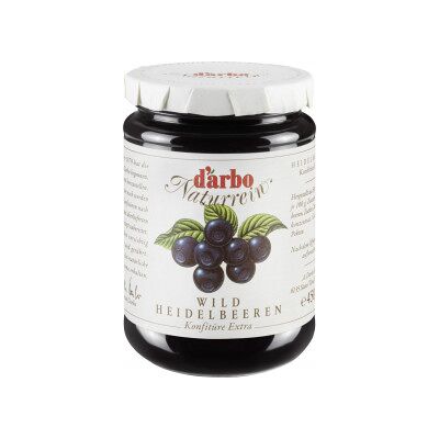 Darbo Naturrein Wildheidelbeeren Konfitüre Extra 450G Darbo Naturrein Wildheidelbeeren Konfitüre Extra 450G
