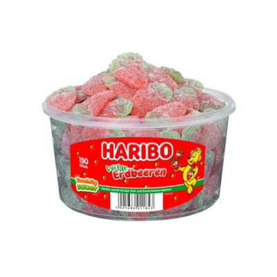 Haribo Wilde Erdbeeren Sauer 150ST 1,2KG Haribo Wilde Erdbeeren Sauer 150ST 1,2KG