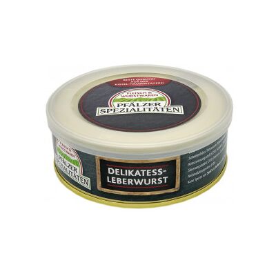 Pfälzer Spezialitäten Delikatess Leberwurst 200G Pfälzer Spezialitäten Delikatess Leberwurst 200G