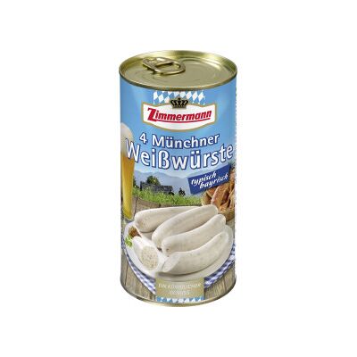 Zimmermann Münchner Weißwürste 530G Zimmermann Münchner Weißwürste 530G