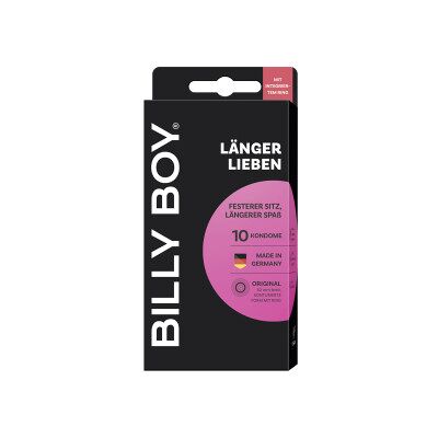 Billy Boy Kondome Länger Lieben mit integriertem Ring 52mm 10ST Billy Boy Kondome Länger Lieben mit integriertem Ring 52mm 10ST