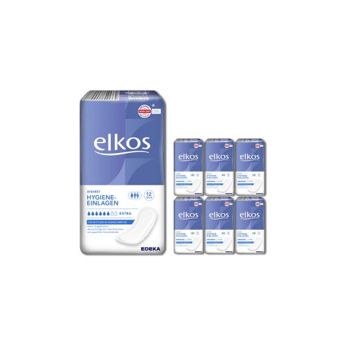 elkos Hygiene-Einlagen Extra 6x12ST