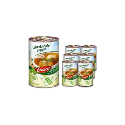 Erasco Leberknödel Suppe 6x395ML
