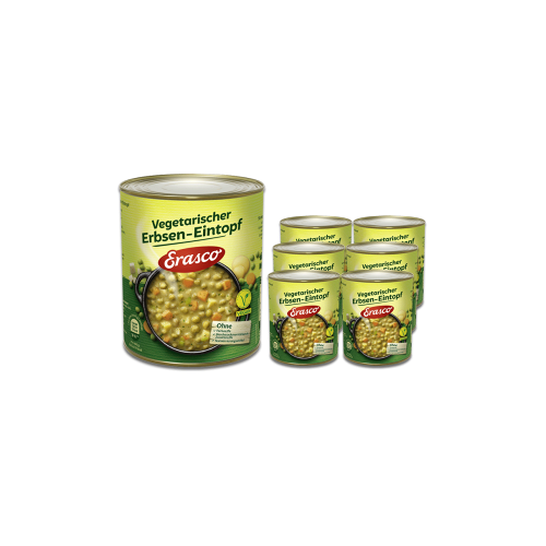 Erasco Vegetarischer Erbsen-Eintopf 6x800G