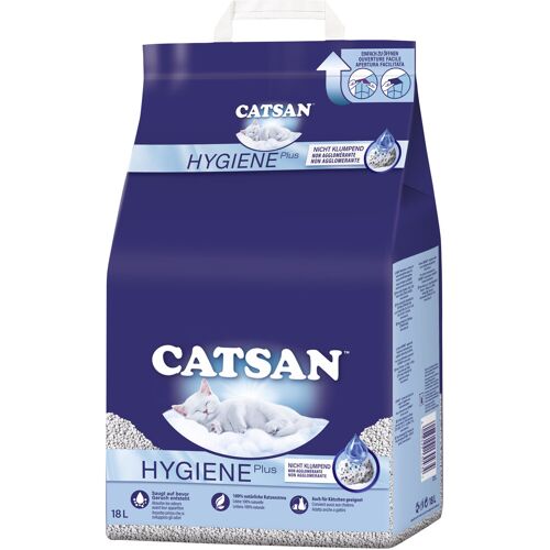 Catsan Hygiene Plus Katzenstreu 18L