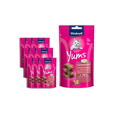 Vitakraft Cat Yums Leberwurst 9x40G Vitakraft Cat Yums Leberwurst 9x40G