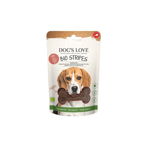 Dog's Love Dog`s Love Hundeleckerlis Bio Stripes Soft Rind 150g