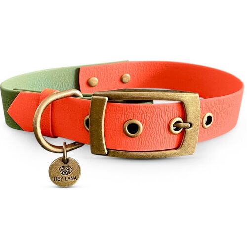 Hey Lana Hundehalsband Outdoor – Wasserfest Orange M