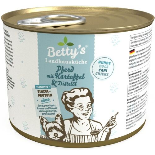 Betty’s Landhausküche Betty´s Landhausküche Hundefutter Pferd mit Kartoffel & Distelöl 1x 200g