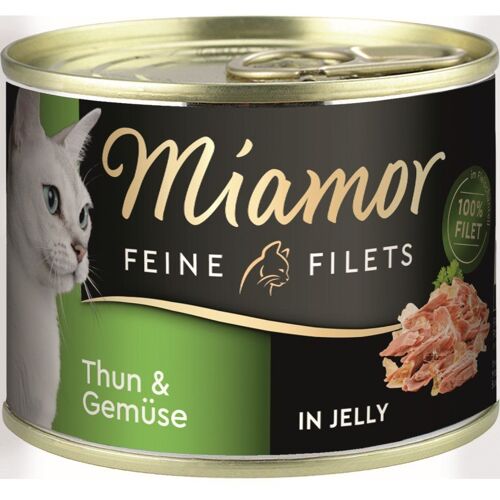 Miamor Katzen Futter Dose Feine Filets Thunfisch & Gemüse 185g