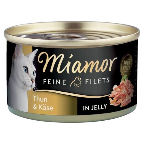 Miamor Katzen Futter Dose Feine Filets Thunfisch & Käse 100g