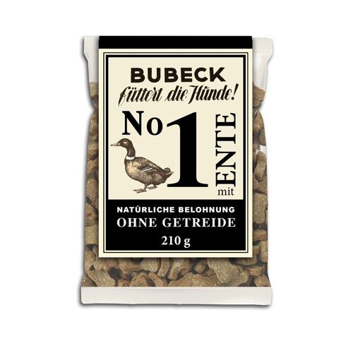Bubeck Hundekuchen - No. 1 mit Ente - getreidefrei - 210 g