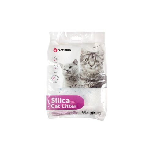 Flamingo Katzenstreu Silica Medium 17 L