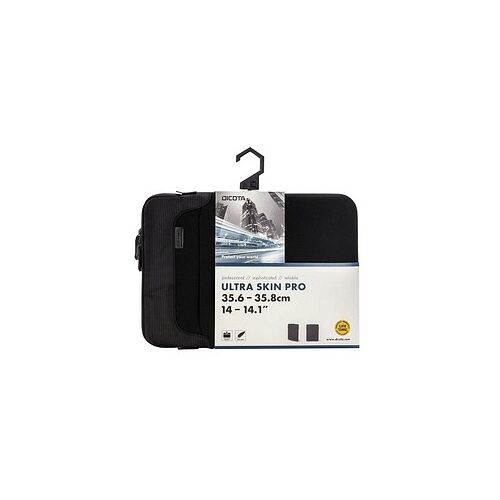 Dicota Laptoptasche Ultra Skin Pro Recycling-PET schwarz D31098 bis 35,8 cm (14,1 Zoll)