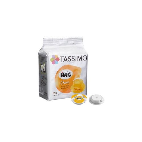 TASSIMO Café HAG Crema Kaffeediscs Arabica- und Robustabohnen kräftig 16 Portionen