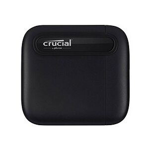 Crucial X6 1 TB externe SSD-Festplatte schwarz
