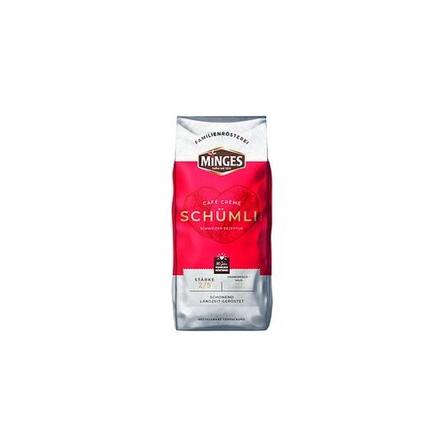 MINGES CAFFÈ CREMÉ Schümli 2 Kaffeebohnen Arabicabohnen mild 1,0 kg