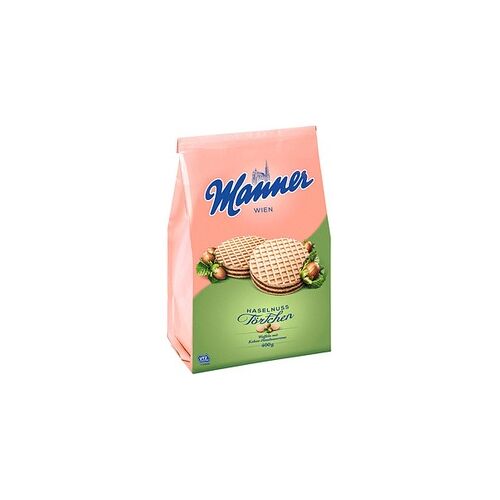 Manner Törtchen Haselnuss Knusperwaffeln 400,0 g