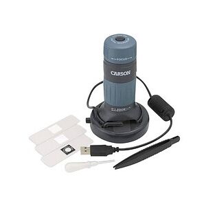 CARSON® digitales Mikroskop USB zPix 300 blau 86x - 457x