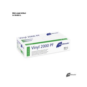 hygiene100 Vinyl 2000 U.-Handschuhe Vinyl, PF, unsteril, Gr. M (100 Stck.)