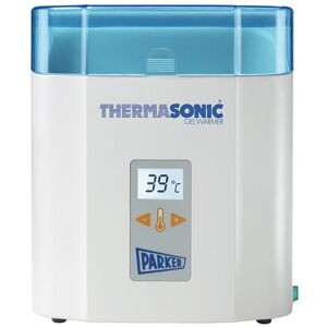 hygiene100 Thermasonic-Gelwärmer LCD mit Deckel 230 V für 3 Dosierflaschen