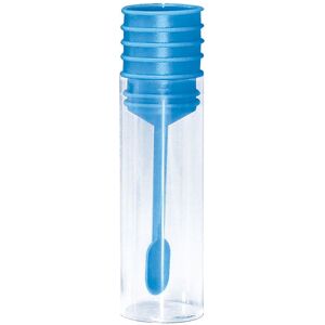 hygiene100 Stuhlröhrchen 20 ml, 22 x 62 mm mit Eindrückstopfen blau