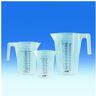 hygiene100 Messbecher stapelbar, PP, 1000 ml, schwarze Skala, beidseitig bedruckt