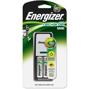 hygiene100 Energizer Ladegerät Mini Charger inkl. 2 Power Plus Mignon 1,2 V