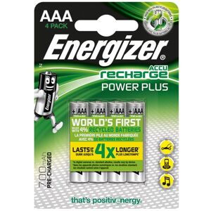 hygiene100 Energizer NiMH Akkumulatoren Power Plus Micro AAA HR03 1,2 V (4er-Pack)