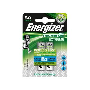 hygiene100 Energizer NiMH Akkumulatoren Extreme Mignon AA HR6, 1,2 V (2er-Pack)