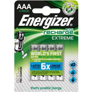 hygiene100 Energizer NiMH Akkumulatoren Extreme Micro AAA HR03 1,2 V (4er-Pack)