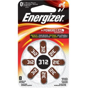 hygiene100 Energizer Batterie Typ 312 1,4 V für Hörgeräte (8 Stck.) #E301431802#