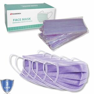 hygiene100 OP Mund-Nasenschutzmaske - Farbig - Violett