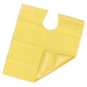 hygiene100 Patientenumhänge Tissue/PE, 53 x 60 cm, yellow sunshine (80 Stck.)