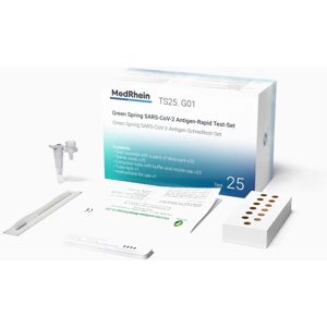 Shenzhen Lvshiyuan Biotechnology Co Ltd. MedRhein TS25M. G01- 4 in 1 Greenspring Antigen Schnelltest, 25 Stück